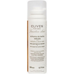 Cliven Men Sensitive Skin Schiuma da Barba Delicata 200mL